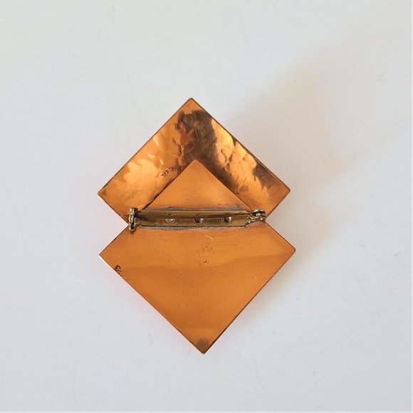 Cooper Kral Signed Abstract Large brooch. - Picture 2 of 4